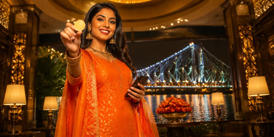 Mobile user in Kolkata making a lottery deposit on 224001 platform